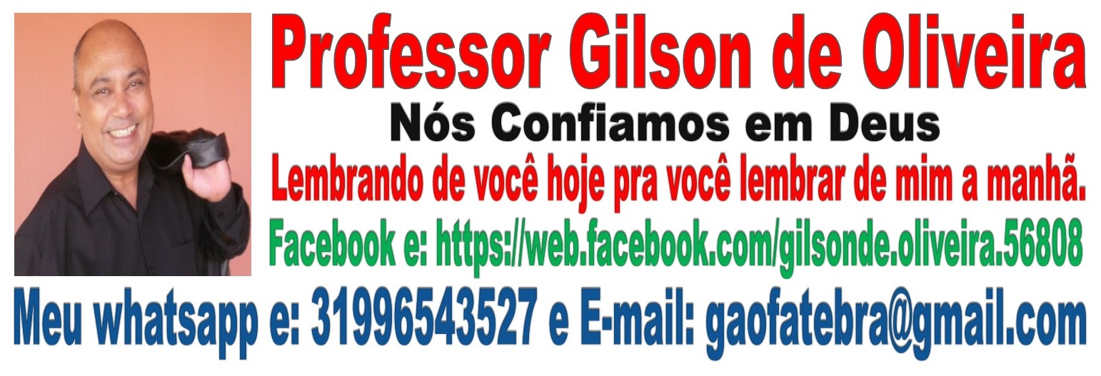 Banner de Diretor Gilson de Oliveira